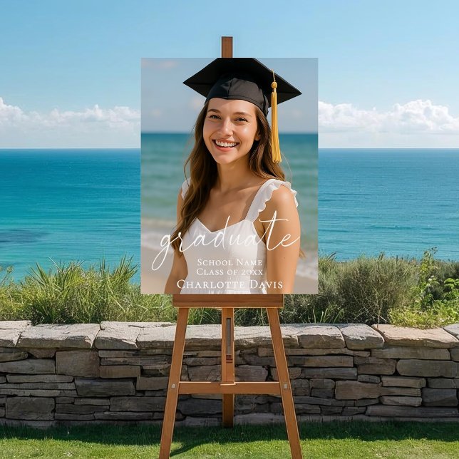 Photo script Graduation Party welcome Foam Board (Creator Uploaded)