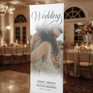 Photo Script Wedding Banner
