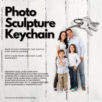 Photo Sculpture Keychain