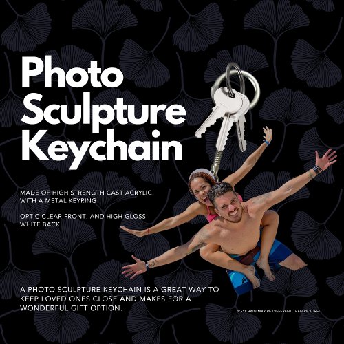 Photo Sculpture Keychain