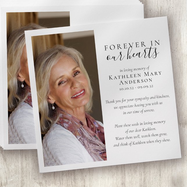 Photo Seed Packet Memorial Funeral  Envelope (Creator Uploaded)