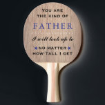Photo Sentimental Father's Day Birthday  Ping Pong Paddle<br><div class="desc">Photo Sentimental Father's Day Birthday Ping Pong Paddle is the perfect sentimental custom gift for dad for his birthday or Father's Day! Have so much fun playing ping pong with your kids too!</div>