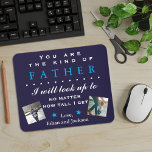 Photo Sentimental Father's Day or Birthday Mouse Pad<br><div class="desc">Photo Sentimental Father's Day or Birthday Mouse pad will be a great gift that he will be proud of!  It will be a cherished keepsake for years to come for the Dad who is hard to shop for! He can use this at home or the office!</div>