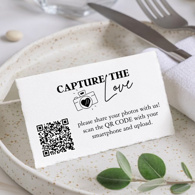 Photo Sharing Capture The Love Wedding QR Code  (Creator Uploaded)
