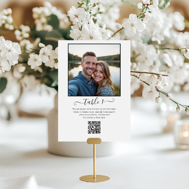 Photo Sharing QR Code Table Number (Creator Uploaded)