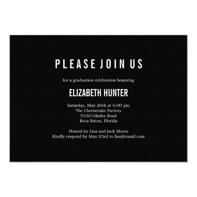 Photo Showcase Graduation Invitation - Gold