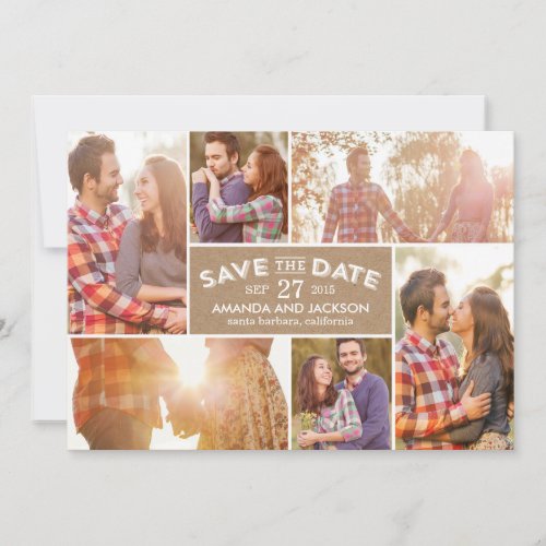 Photo Showcase Save The Date - Craft