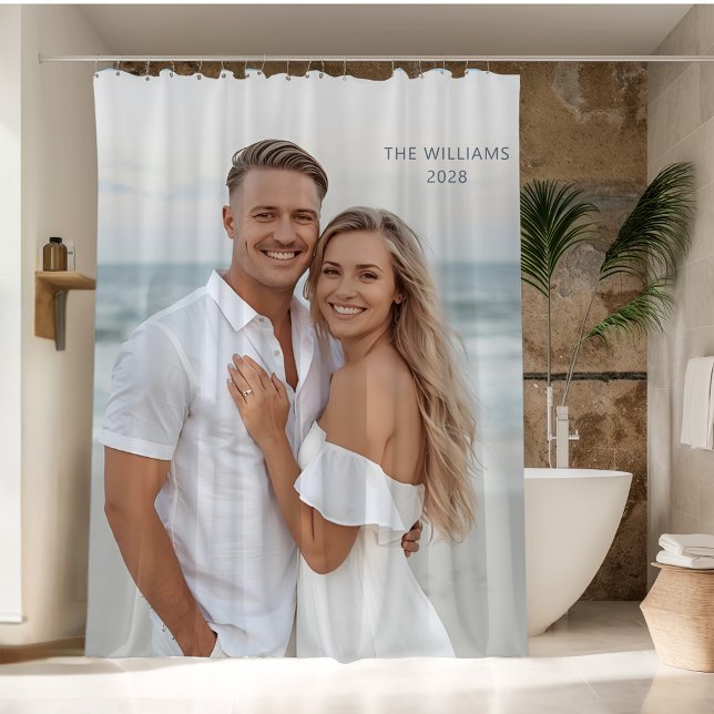 Photo Shower Curtain Couple Wedding Gift Custom  (Creator Uploaded)