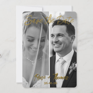 Photo Simple Modern Wedding card