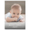 Photo & Simple White Text Stylish Modern Keepsake