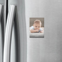 Photo & Simple White Text Stylish Modern Keepsake