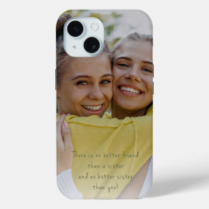 Photo Sister full photo gift iPhone 15 Case