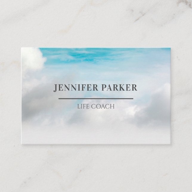 Photo Sky Visitenkarte Business Card (Front)