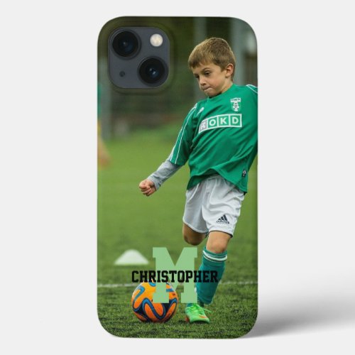 Photo soccer iPhone 13 case