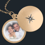 Photo soft border wedding Necklace<br><div class="desc">Photo with soft border Necklace. The soft fade effect is a separate image so you can just upload your favorite photo and it will have this effect.Change the date to commemorate a special event.</div>