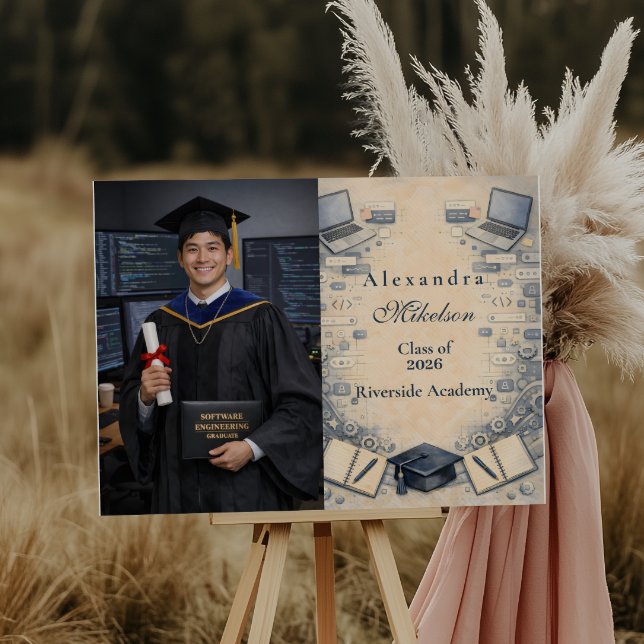 Photo Software Engineering Graduation Foam Board (Creator Uploaded)