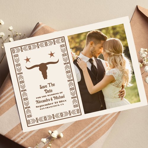 Photo Southwestern Country Ranch Western Wedding Save The Date