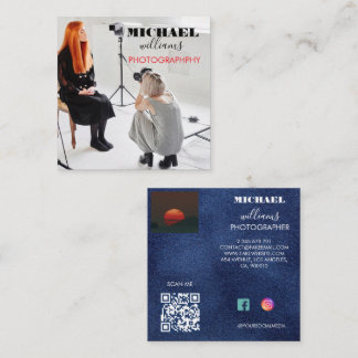 Photo Square Business Card