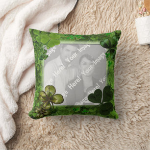 Photo St. Patrick's Day Throw Pillow