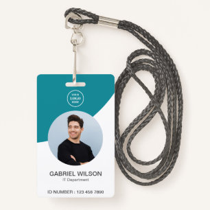  Photo Staff Employee ID l Corporate Company Logo Badge