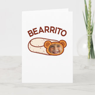 Photo Stand-in BEARRITO Card