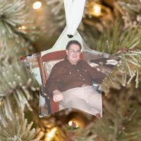 Photo Stars In The Sky Remembrance Acrylic Ornament