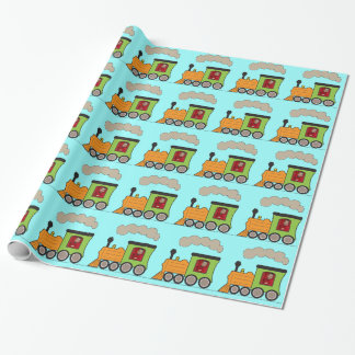 Photo Steam Train Choo Choo Wrapper Paper