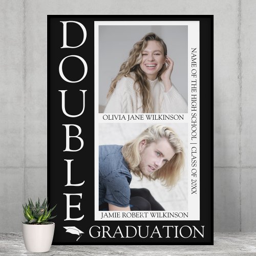 Photo Strip Joint Graduation Welcome Poster