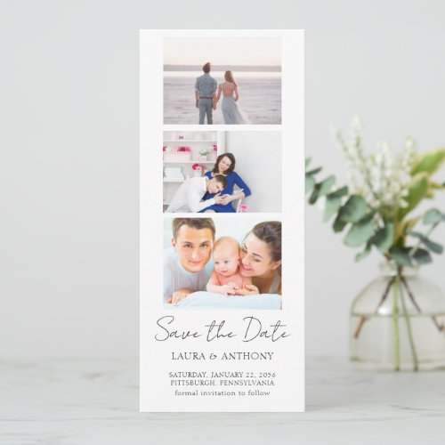 Photo Strip Photo Booth Wedding Save The Date