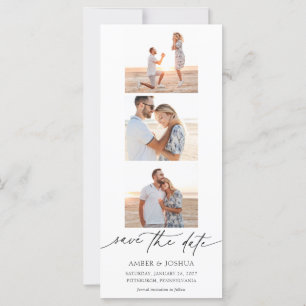 Photo Strip Photo Booth Wedding Save the Date