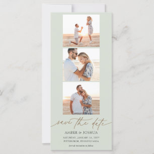 Photo Strip Photo Booth Wedding Save the Date