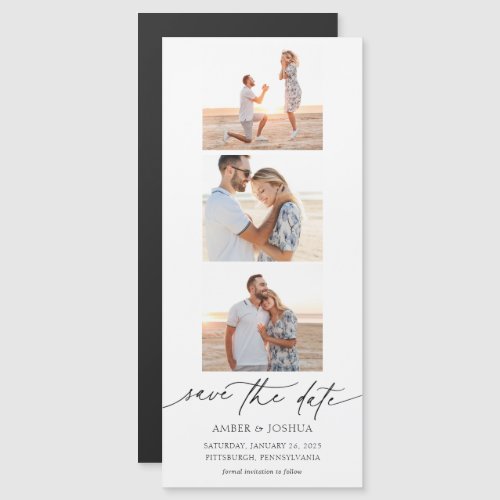 Photo Strip Photo Booth Wedding Save the Date