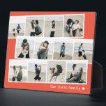 Photo Strips Custom Color Desktop Plaque<br><div class="desc">Simply personalize with your text and photo(s) and create a one-of-a-kind gift for yourself or someone you love! Background color can be changed to any color of your choice!</div>