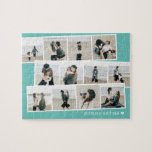 Photo Strips Custom Color Personalized Puzzle<br><div class="desc">Photo gifts make the best gifts! Easily personalized with your text and/or photo(s) for a custom look. Designed by Berry Berry Sweet. View more designs at www.berryberrysweet.com</div>
