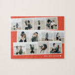 Photo Strips Custom Color Personalized Puzzle<br><div class="desc">Photo gifts make the best gifts! Easily personalized with your text and/or photo(s) for a custom look. Designed by Berry Berry Sweet. View more designs at www.berryberrysweet.com</div>
