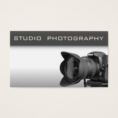 Photo studio business card template
