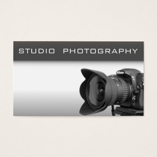 Customizable Photo studio business card template