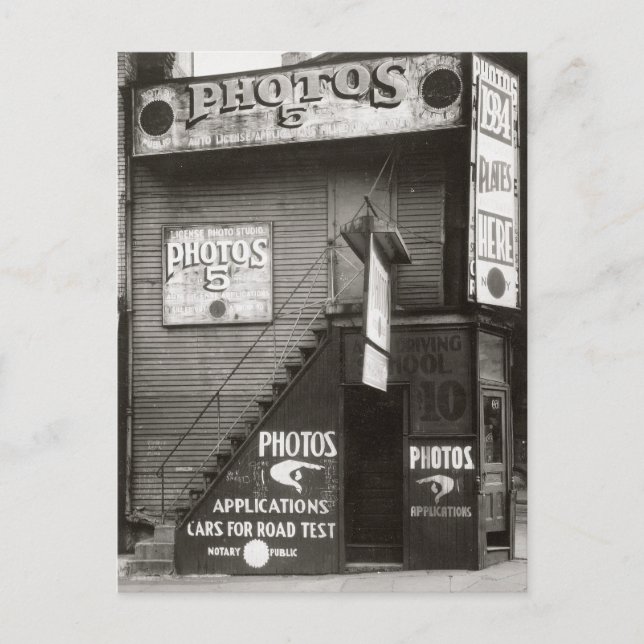 Photo Studio, 1934 Postcard (Front)