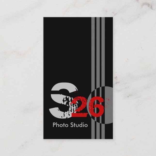 Photo Studio photographer Original Business Cards (Front)
