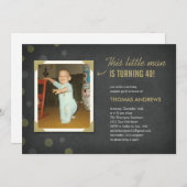 Photo Surprise Birthday Invitations For Adults (Front/Back)