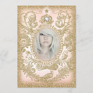 Photo Sweet 16 Once Upon a Time Princess Invitation