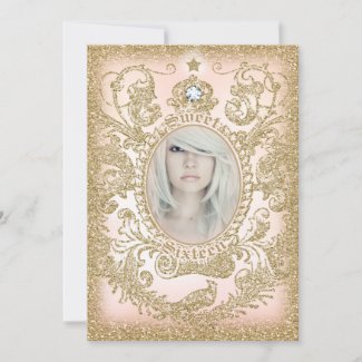 Photo Sweet 16 Once Upon a Time Princess Invitation