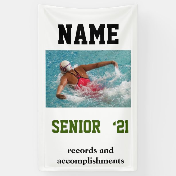 Swim Meet Posters Prints Zazzle   Photo Swim Team Design Banner R29f8716e2a804bddbe654b6a9768a754 Jzdr1 614 