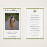 Photo Sympathy Funeral Memorial Prayer Cards Photo Sympathy Funeral Memorial Prayer Cards
