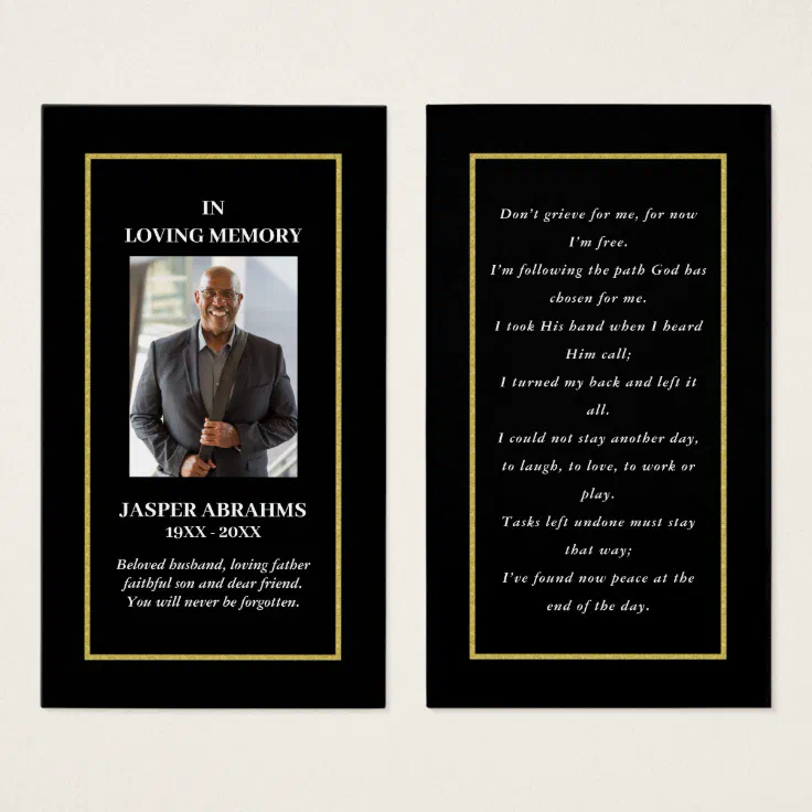 funeral prayer cards near me