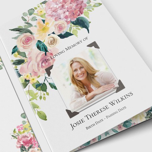 Photo Sympathy Funeral Thank You Cards Memories