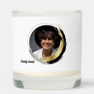 Photo Symphaty In Loving Memory Memorial Gift Scented Candle