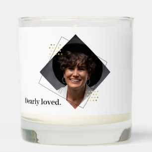 Photo Symphaty In Loving Memory Memorial Gift Scented Candle