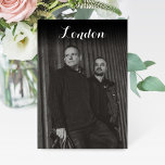 Photo Table Numbers - Location Travel Table Cards<br><div class="desc">Order 1 for each table, customizing each order to that particular table. (ie. if you have 10 tables, create a new order for 1-10, quantity 1 with custom title and photo). A great way to tell a story to your guests about your relationship. Photo by Leeds Wedding Photographer, John Hope....</div>