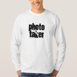 Photo Taker T-shirt at Zazzle